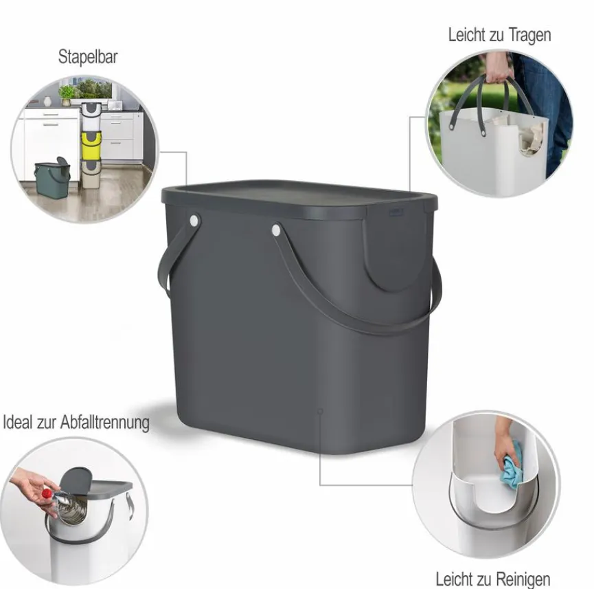 Rotho Abfallbehälter Albula 25 l