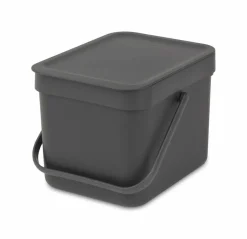 brabantia Abfallbehälter Sort&Go 6l Grey