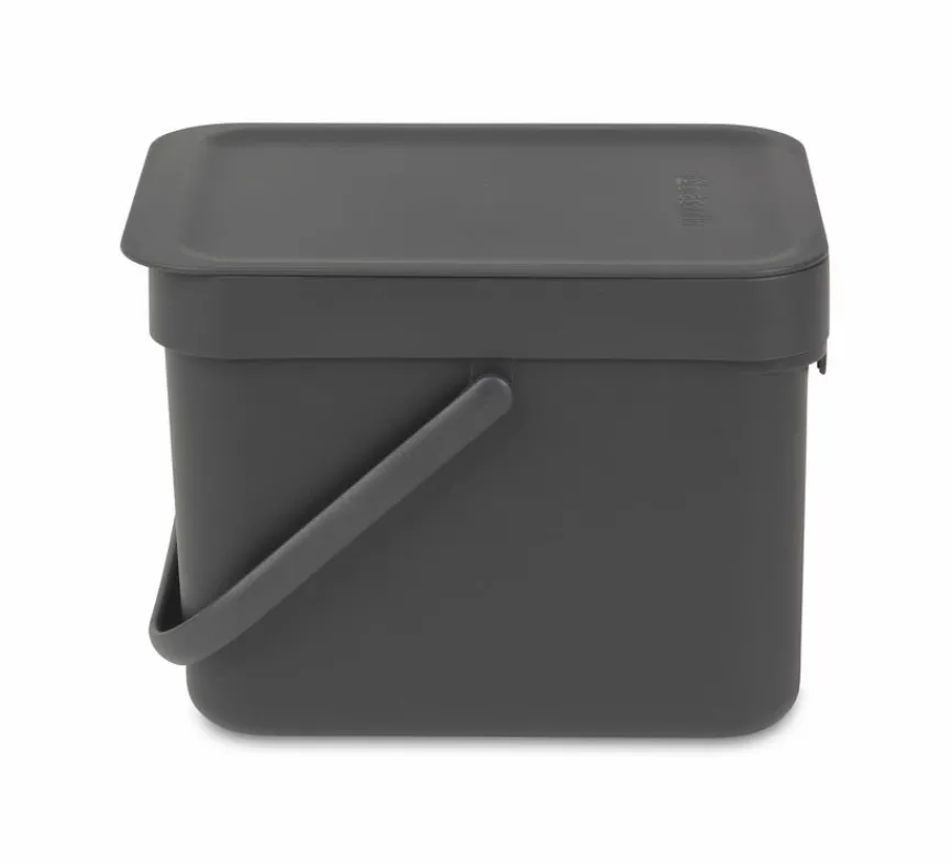 brabantia Abfallbehälter Sort&Go 6l Grey