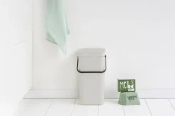 Discount brabantia Abfallbehälter Sort&Go 16l Light Grey Hellgrau