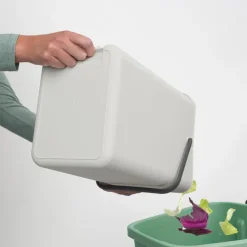 Discount brabantia Abfallbehälter Sort&Go 16l Light Grey Hellgrau