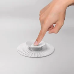 Discount Abflussabdeckung universal Ø 11 cm Weiß