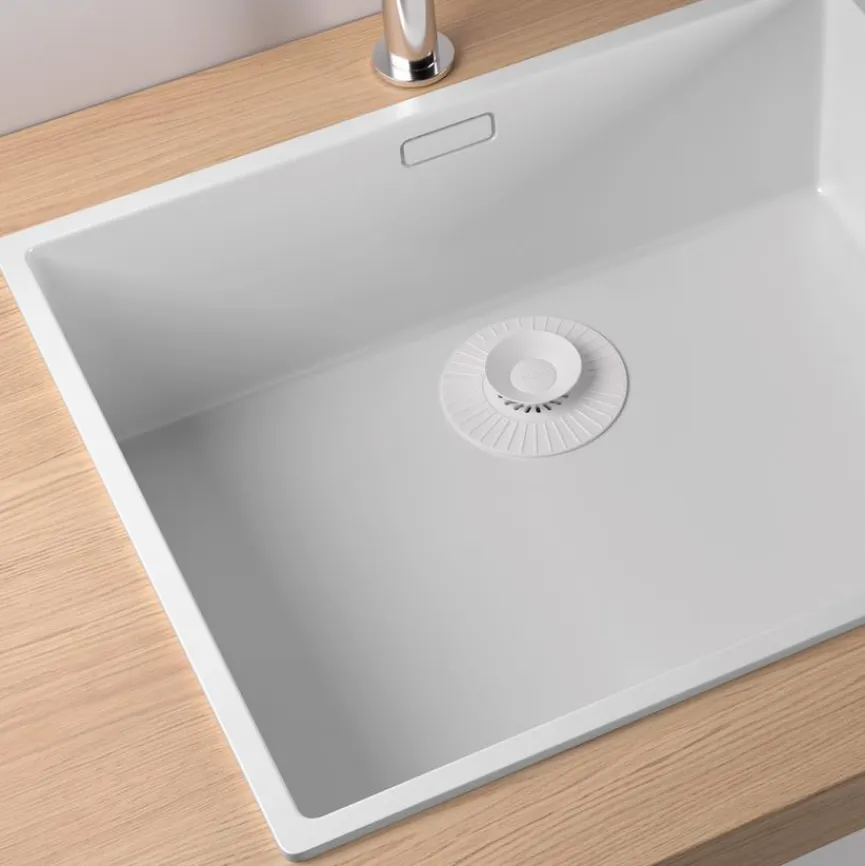 Discount Abflussabdeckung universal Ø 11 cm Weiß