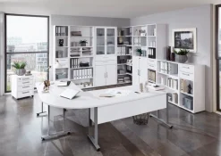 Clearance FMD Aktenregal Calvia, breit 3OH Weiß