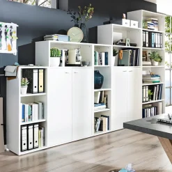 Hot Mäusbacher Aktenregal Mister Office Weiß