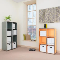 Hot Aktenregal System 4 Braun