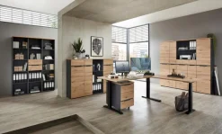 Discount Innostyle Aktenschrank Memphis Eiche Artisan / Graphit