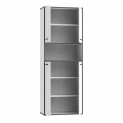 Best FORTE Aktenschrank 4-trg. Keflavik Weiß