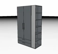 Discount Röhr Anstellregal Cocoon Graphit