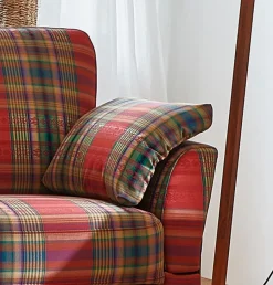 Outlet Stilreich Armauflagekissen Arosa Karo Rot