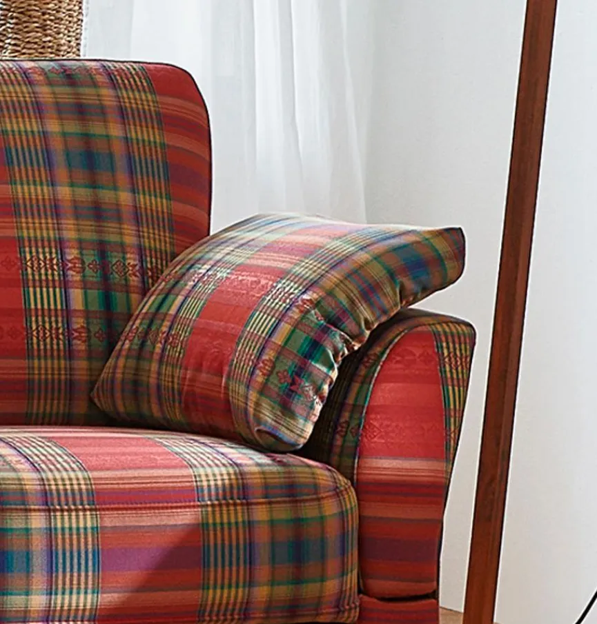 Outlet Stilreich Armauflagekissen Arosa Karo Rot