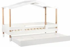 Ausziehbett Piloti Montessori 90x180 cm Weiß