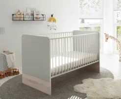 Best BEGABINO Babybett Fien 70 x 140 cm Ashgrey