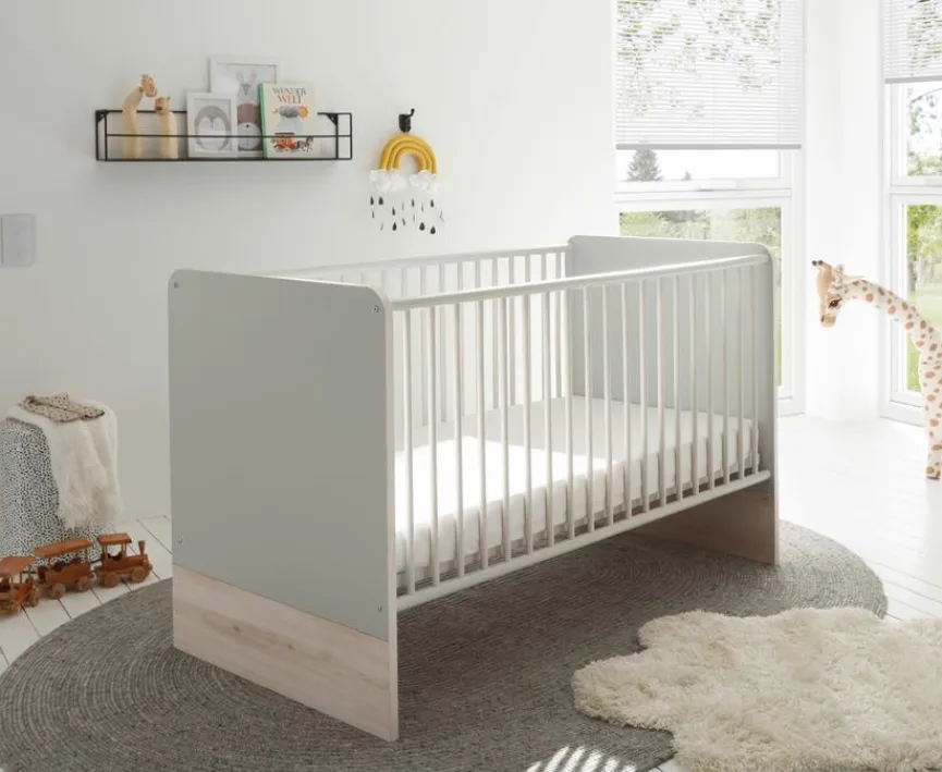 Best BEGABINO Babybett Fien 70 x 140 cm Ashgrey