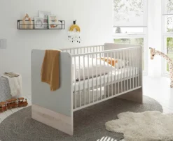 Best BEGABINO Babybett Fien 70 x 140 cm Ashgrey