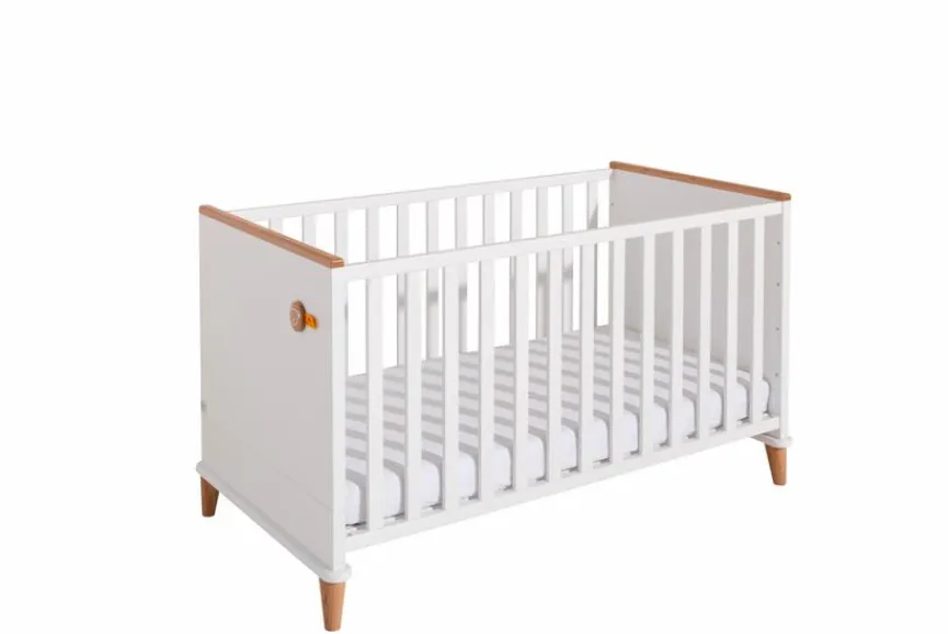 New Paidi Babybett Lotte & Fynn 70 x 140 cm Weiß