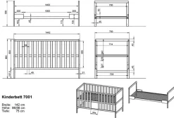 Kinder Germania Babyzimmer-Set Alkmaar 4tlg.