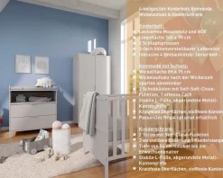 Kinder Germania Babyzimmer-Set Alkmaar 4tlg.