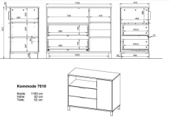 Germania Babyzimmer-Set Alkmaar 4tlg. Kaschmir