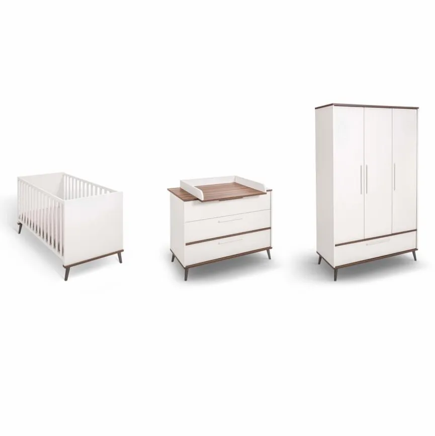 Clearance Paidi Babyzimmer-Set Edwin 4tlg. Off White