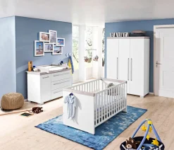 New Paidi Babyzimmer-Set Kira 4tlg. Weiß