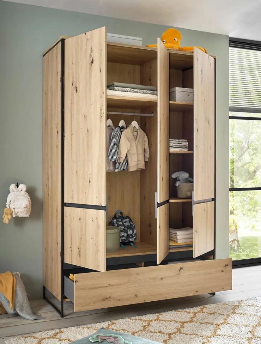 Discount BEGABINO Babyzimmer-Set Marseille 3tlg. Artisan-Eiche