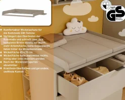 Kinder Germania Babyzimmer-Set Tomino 4tlg.