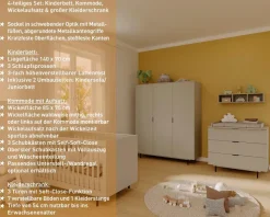 Kinder Germania Babyzimmer-Set Tomino 4tlg.