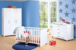 Hot Paidi Babyzimmer-Set Tonio Plus 4tlg. Weiß