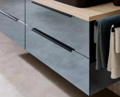 Pelipal Badmöbel-Set Leonardo Living Metallic