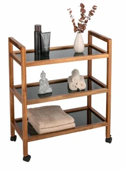 Discount WENKO Badregal Fondi Braun