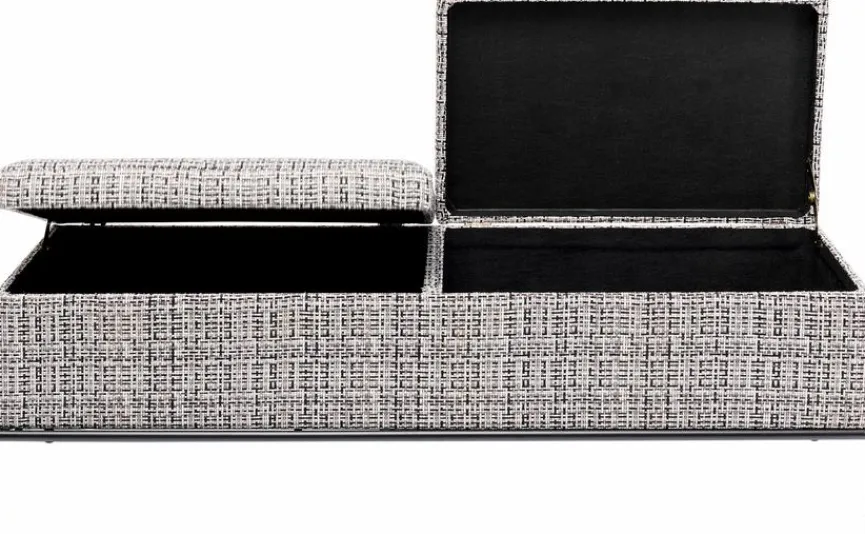 Hot KARE DESIGN Bank Buttons Storage 85051 Schwarz / Weiß