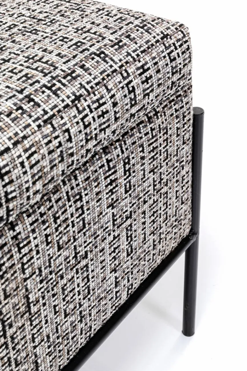 Hot KARE DESIGN Bank Buttons Storage 85051 Schwarz / Weiß