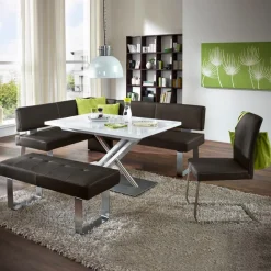 New Komfort & Wohnen Bank Game 4191-AX Schoko