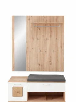 Discount Innostyle Bank mit Paneel Fun Weiß Hochglanz