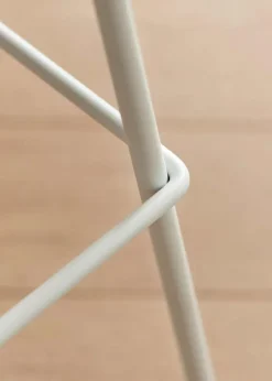 Online Metallbude Barhocker Barni Weiß