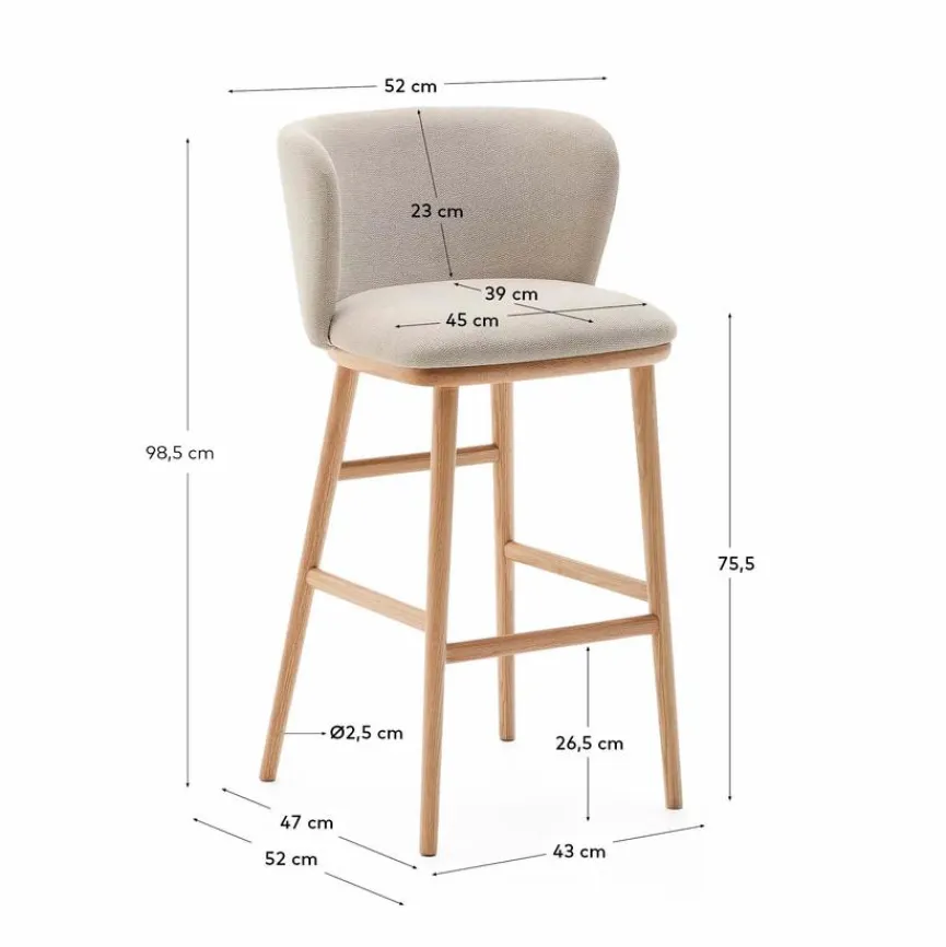 Kave Home Barhocker Ciselia