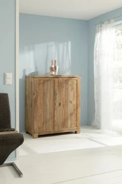 Hot WOLFMÖBEL Barschrank Yoga Sheesham