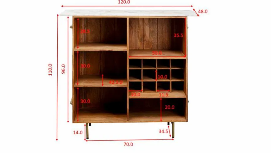 KARE DESIGN Bartisch Grace 87760