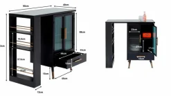 KARE DESIGN Bartisch La Gomera 85373 Grau