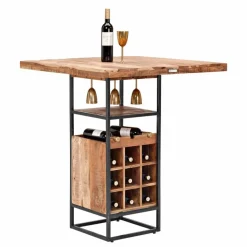 Online WOLFMÖBEL Bartisch Spring 90 x 90 cm Akazie