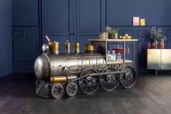 KARE DESIGN Bartisch Steamlock 87197 Schwarz