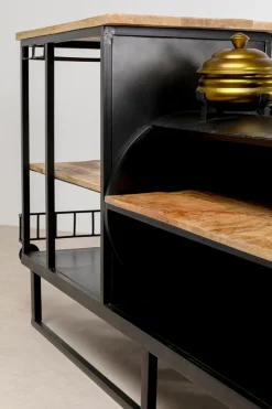 KARE DESIGN Bartisch Steamlock 87197 Schwarz