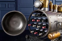 KARE DESIGN Bartisch Steamlock 87197 Schwarz