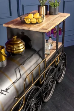 KARE DESIGN Bartisch Steamlock 87197 Schwarz