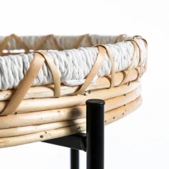 Beistelltisch Ø 39,5 cm Braun