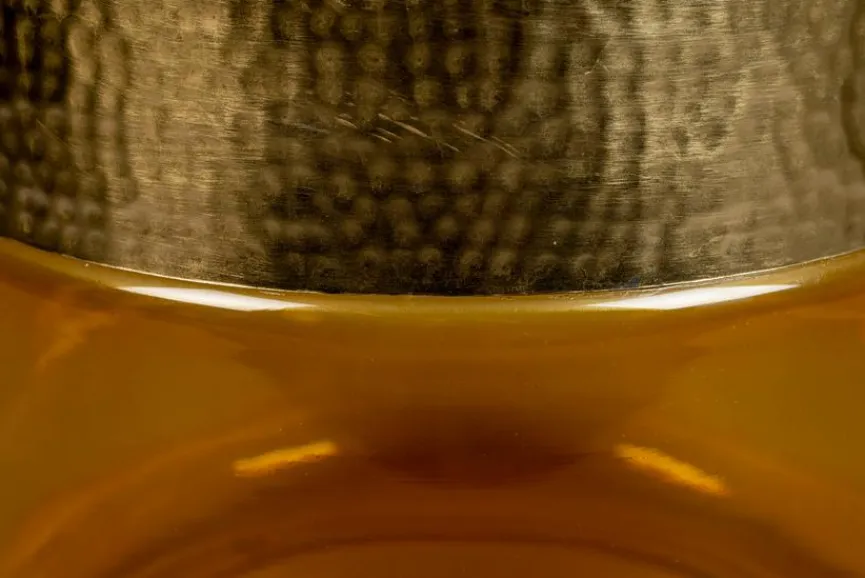 Best Zuiver Beistelltisch Cave Messing