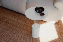 Metallbude Beistelltisch Ciro Weiß