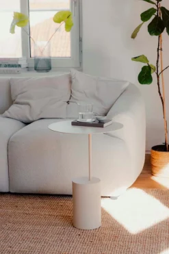 New Metallbude Beistelltisch Ciro Cashew