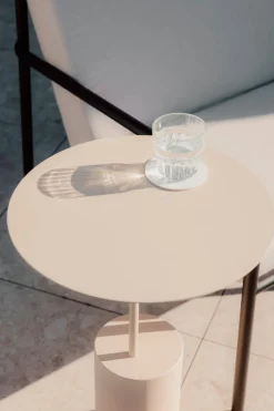 New Metallbude Beistelltisch Ciro Cashew